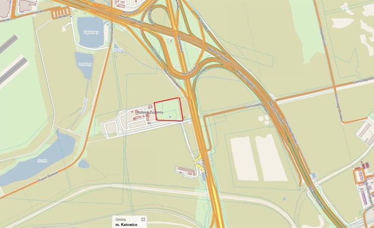 działka na sprzedaż - Katowice, Dolina Trzech Stawów